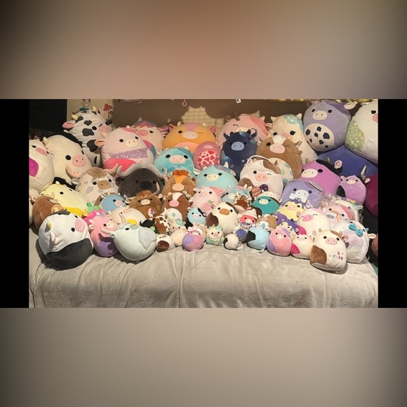 Squishmallows Other - 70 cow squishmallow bundle VERY RARE.